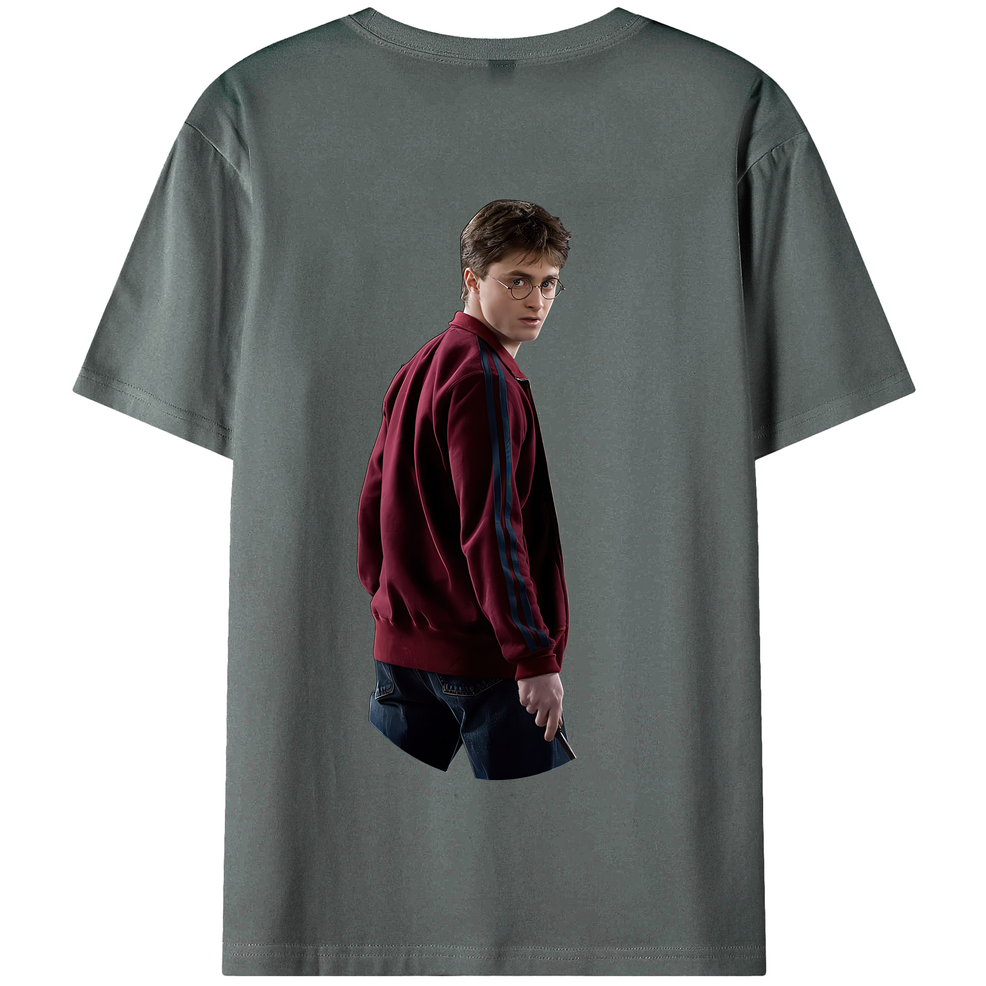 （画像用） Harry Potter ハリー・ポッターシリーズ 綿100％半袖Tシャツ（背面プリント）